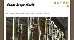 Desktop Screenshot of giantstepsmusic.com